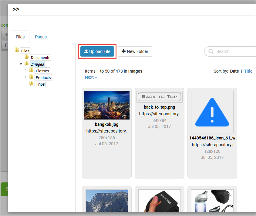 How to Add or Change Images