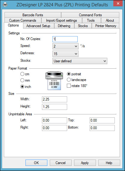 zebra printing defaults options tab.jpg