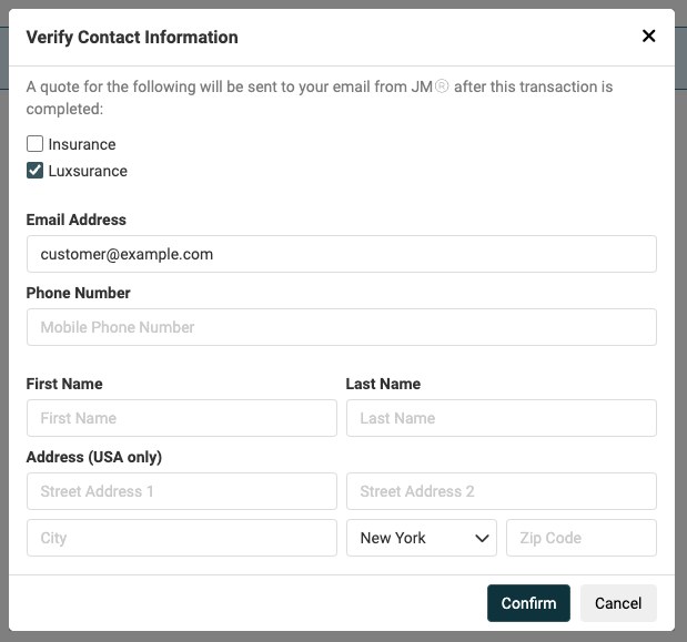 A screenshot of a contact formDescription automatically generated